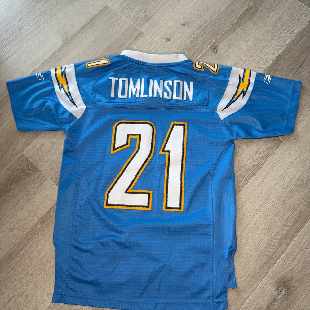Reebok LaDainian Tomlinson #21 San Diego Chargers Jersey Youth M